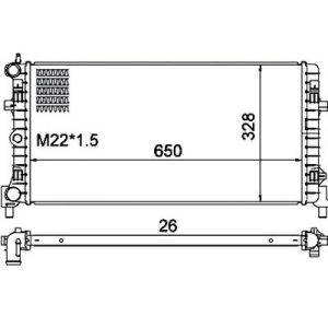 Radiator racire motor E-KRAFT 1924001862 – VW | AutoRival