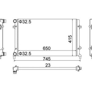 Radiator racire motor E-KRAFT 1924001985 – VW | AutoRival