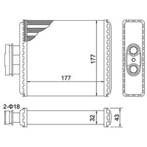 Schimbator de caldura incalzire habitaclu E-KRAFT 1924002101 – VW | AutoRival