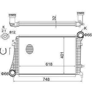 Intercooler compresor E-KRAFT 1924004018 – VW | AutoRival