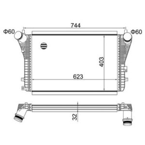 Intercooler compresor E-KRAFT 1924004019 – VW | AutoRival