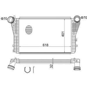 Intercooler compresor E-KRAFT 1924004020 – VW | AutoRival