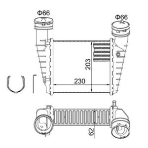 Intercooler compresor E-KRAFT 1924004284 – VW | AutoRival