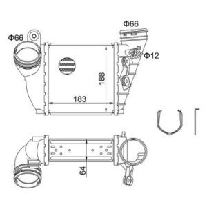 Intercooler compresor E-KRAFT 1924004317 – VW | AutoRival