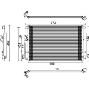 Condensator climatizare E-KRAFT 1924005475 – VW | AutoRival