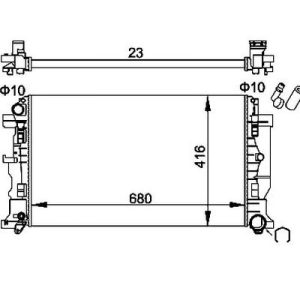 Radiator racire motor E-KRAFT 7924001038 – VW | AutoRival