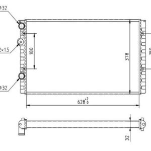 Radiator racire motor MTR 13054360 – VW | AutoRival