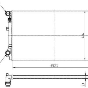 Radiator racire motor MTR 13054714 – VW | AutoRival
