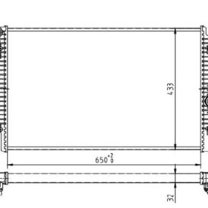 Radiator racire motor MTR 13054727 – VW | AutoRival
