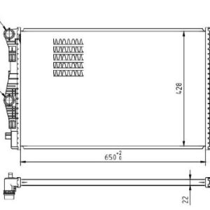 Radiator racire motor MTR 13054822 – VW | AutoRival