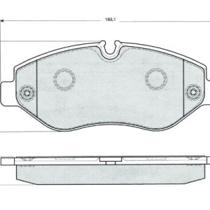 Set placute frana MTR MT449 – VW | AutoRival