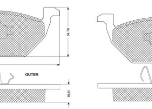 Set placute frana MTR MT455 – VW | AutoRival