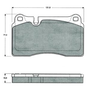 Set placute frana MTR MT471 – VW | AutoRival