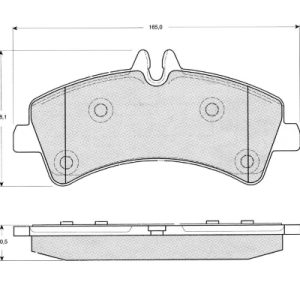 Set placute frana MTR MT524 – VW | AutoRival