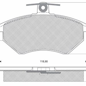 Set placute frana MTR MT533 – VW | AutoRival