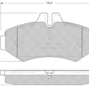 Set placute frana MTR MT547 – VW | AutoRival