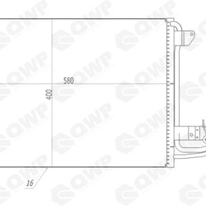 Condensator climatizare QWP WAC112 – VW | AutoRival