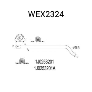 Racord evacuare QWP WEX2324 – VW | AutoRival