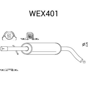 Toba esapamet intermediara QWP WEX401 – VW | AutoRival