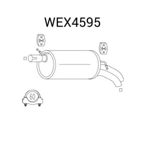 Toba esapament finala QWP WEX4595 – VW | AutoRival