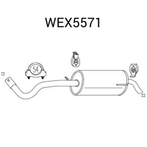 Toba esapament finala QWP WEX5571 – VW | AutoRival