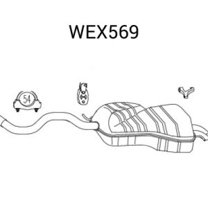 Toba esapament finala QWP WEX569 – VW | AutoRival