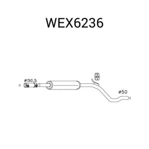 Toba esapamet intermediara QWP WEX6236 – VW | AutoRival