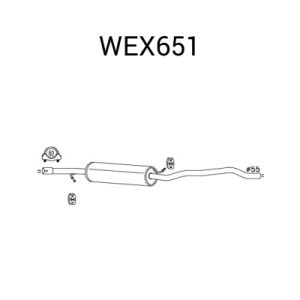 Toba esapamet intermediara QWP WEX651 – VW | AutoRival