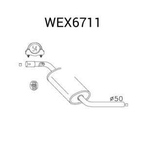 Toba esapamet intermediara QWP WEX6711 – VW | AutoRival