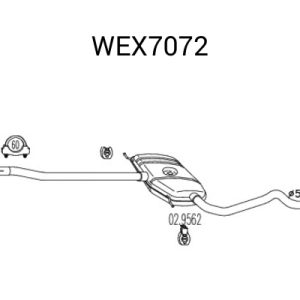 Toba esapamet intermediara QWP WEX7072 – VW | AutoRival
