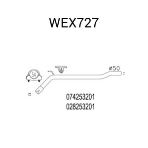 Racord evacuare QWP WEX727 – VW | AutoRival