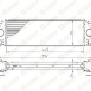 Intercooler compresor QWP WIC103 – VW | AutoRival