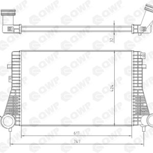 Intercooler compresor QWP WIC104 – VW | AutoRival