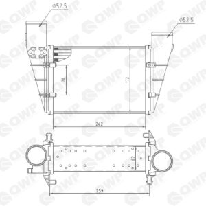 Intercooler compresor QWP WIC109 – VW | AutoRival