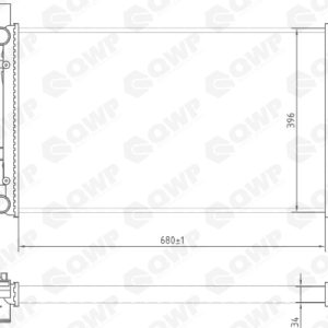 Radiator racire motor QWP WRA148 – VW | AutoRival