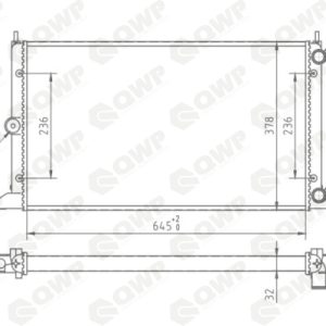 Radiator racire motor QWP WRA189 – VW | AutoRival