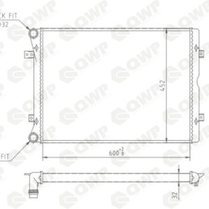 Radiator racire motor QWP WRA210 – VW | AutoRival
