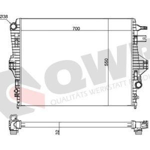 Radiator racire motor QWP WRA346 – VW | AutoRival