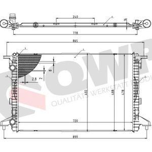 Radiator racire motor QWP WRA473 – VW | AutoRival