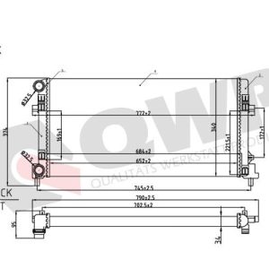 Radiator racire motor QWP WRA475 – VW | AutoRival