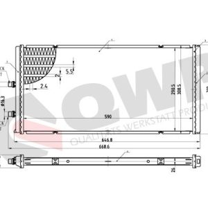 Radiator racire motor QWP WRA477 – VW | AutoRival