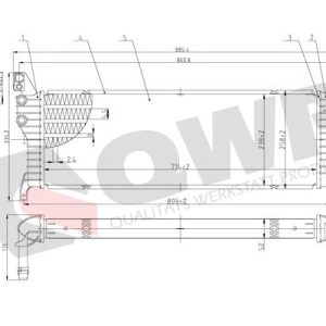 Radiator temperatura scazuta intercooler QWP WRA531 – VW | AutoRival