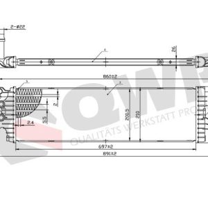 Radiator racire motor QWP WRA532 – VW | AutoRival