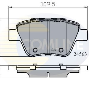 Set placute frana COMLINE CBP02022 – VW | AutoRival