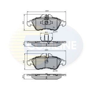 Set placute frana COMLINE CBP0212 – VW | AutoRival