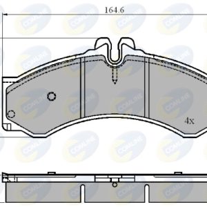 Set placute frana COMLINE CBP0271 – VW | AutoRival