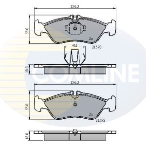 Set placute frana COMLINE CBP0478 – VW | AutoRival