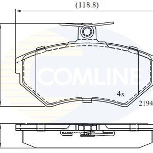 Set placute frana COMLINE CBP0736 – VW | AutoRival