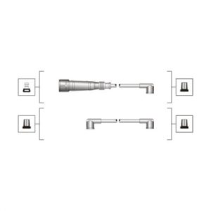 Set cablaj aprindere MAGNETI MARELLI 941319170065 – VW | AutoRival