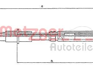 Cablu ambreiaj METZGER 10.315 – VW | AutoRival